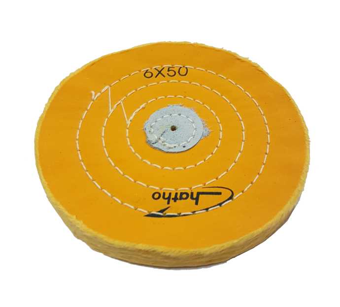Disco algodon amarillo Hatho 150x50 DS57