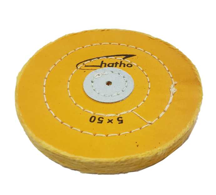 Disco algodon amarillo Hatho 125x50 DS87