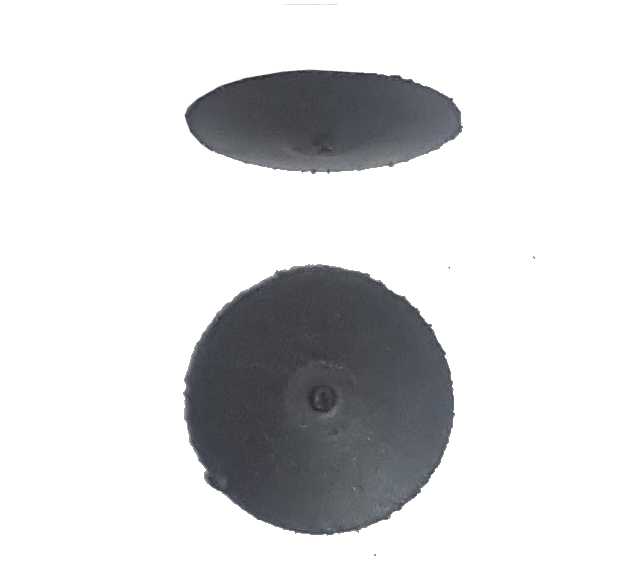 Goma lenteja muy abrasiva negra GM46