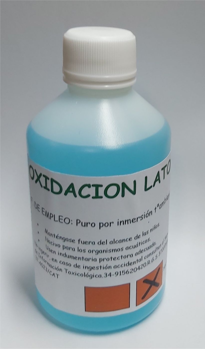 Oxidante de laton, cobre y oro 250ml OXL1